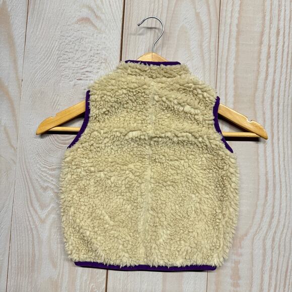 Patagonia Baby Toddler 2T Sherpa Deep Pile Retro X Fleece Vest Jacket Outdoors - Picture 2 of 6